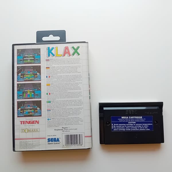 Klax Sega Master System (Brugt)