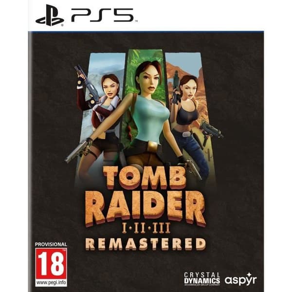 Tomb Raider I-III remastrad med Lara Croft i huvudrollen - PS5-spel