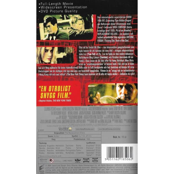 The Replacement Killers UMD Video Playstation Portable PSP Swedish (Brukt)