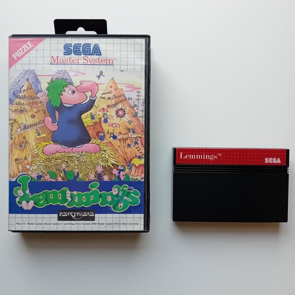 Lemmings Sega Master System (Brugt)