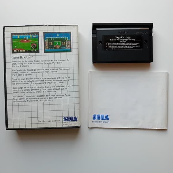 Great Baseball Sega Master System (Begagnad)
