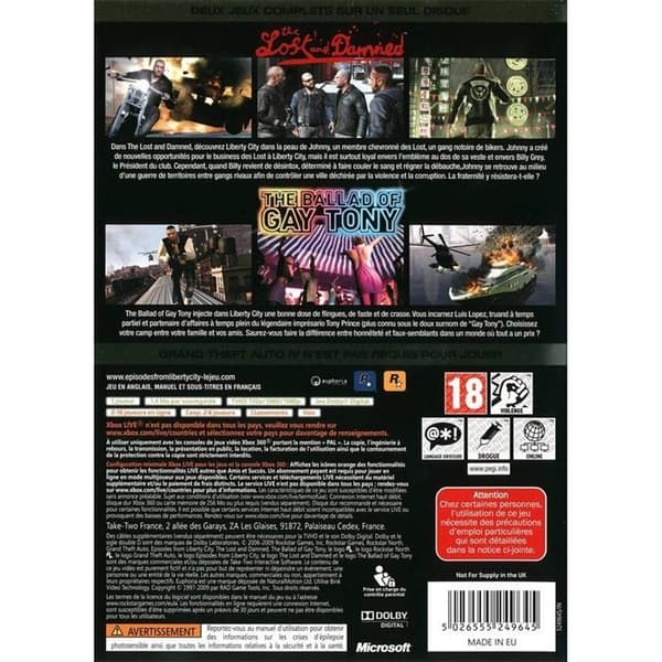 GTA IV: Avsnitt från Liberty City XBOX 360- REFURBISHED