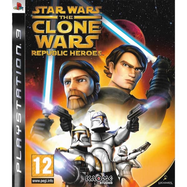 Star Wars The Clone Wars Republic Heroes Playstation 3 PS3 (Begagnad)