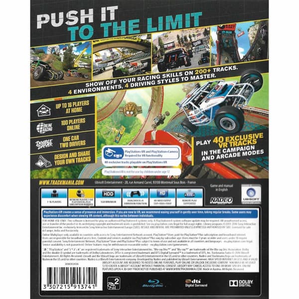 Trackmania Turbo Playstation 4 PS4 (Begagnad)