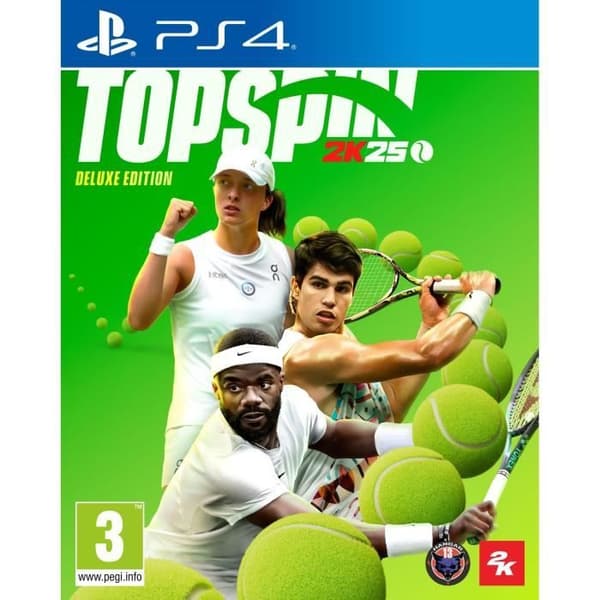 TopSpin 2K25 - PS4-spel - Deluxe Edition