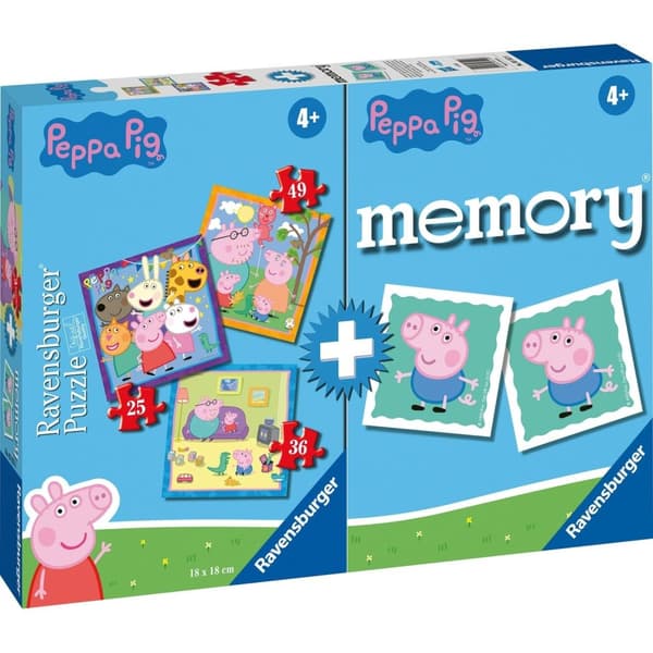Ravensburger Memory  3 Puzzles: Peppa Pig (3152) (3DS)