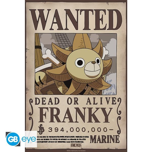 Abysse One Piece - Wanted Franky Poster Chibi (52x38cm) (gbydco645) (3DS)