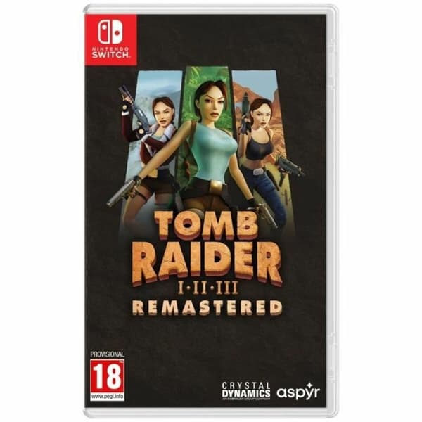 Videopeli Switchille Just For Games Tomb Raider I-III Remastered Starring Lara Croft