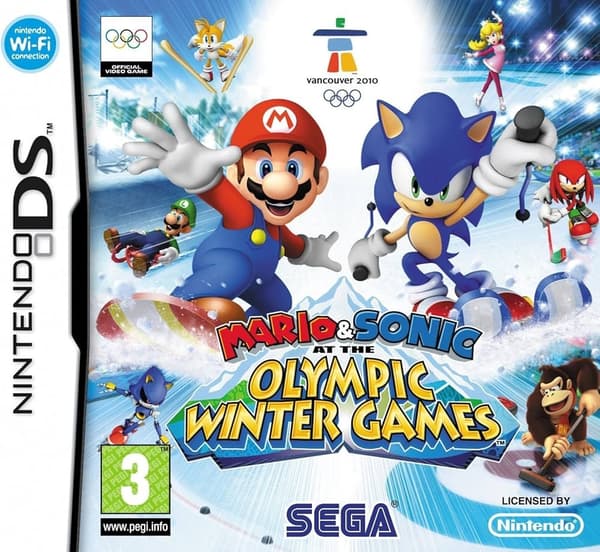 Mario & Sonic at the Olympic Winter Games - Nintendo DS (kÃ¤ytetty)