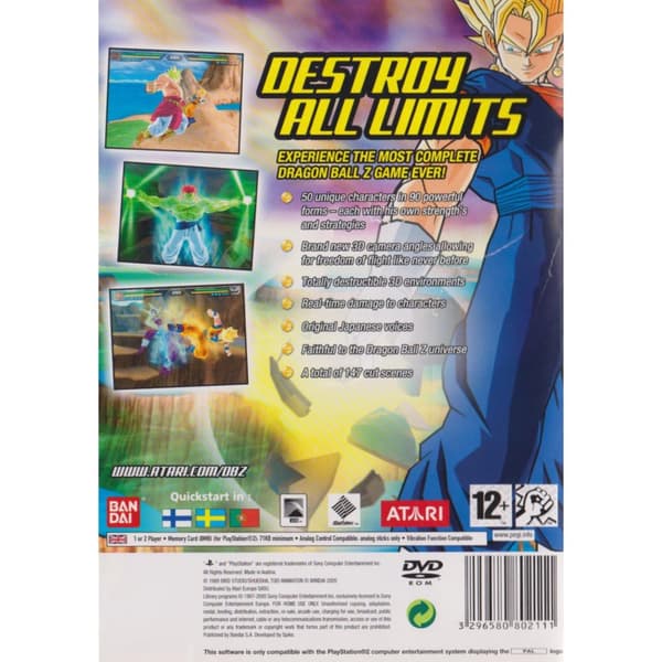 Dragonball Z Budokai Tenkaichi Playstation 2 PS2 (Begagnad)