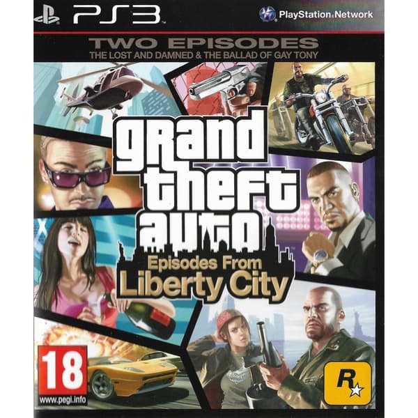 Grand Theft Auto Episodes from Liberty City Playstation 3 PS3 (Brugt)