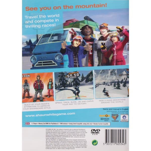 Shaun White Snowboarding Playstation 2 PS2 (Begagnad)