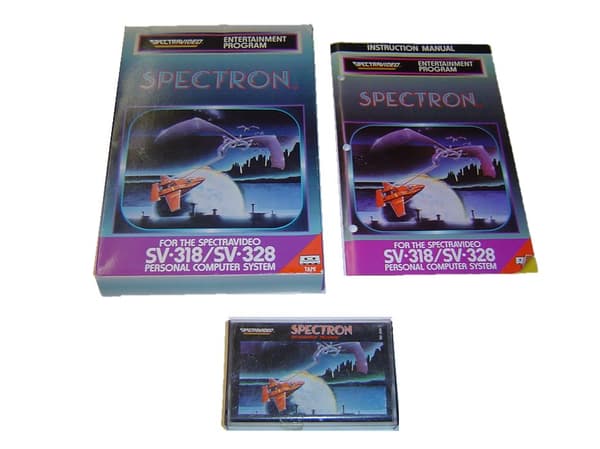 Begagnat Spectron SVI Spectravideo 318 328 Kassett Komplett
