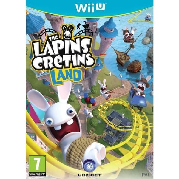 TV-spel - Rabbids - Rabbids land - Wii U - Standard Edition - Party Game- USED