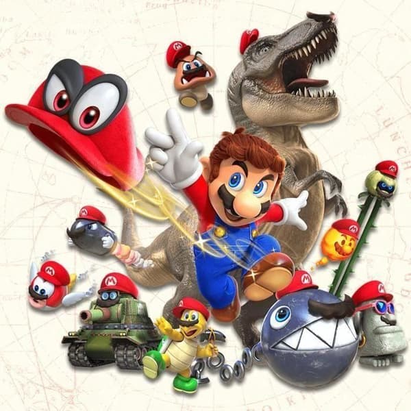Super Mario Odyssey Switch Game- USED