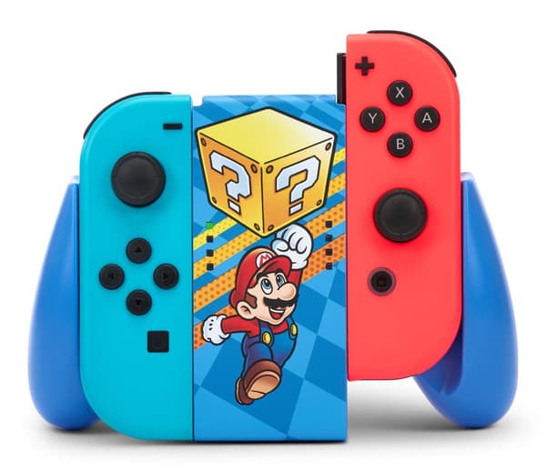 PowerA JOY-CON Comfort Grip - Mystery Block Mario /Nintendo Switch (Nintendo Switch)