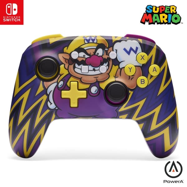 PowerA Enhanced Wireless Controller - Wario (Nintendo Switch) (Nintendo Switch)