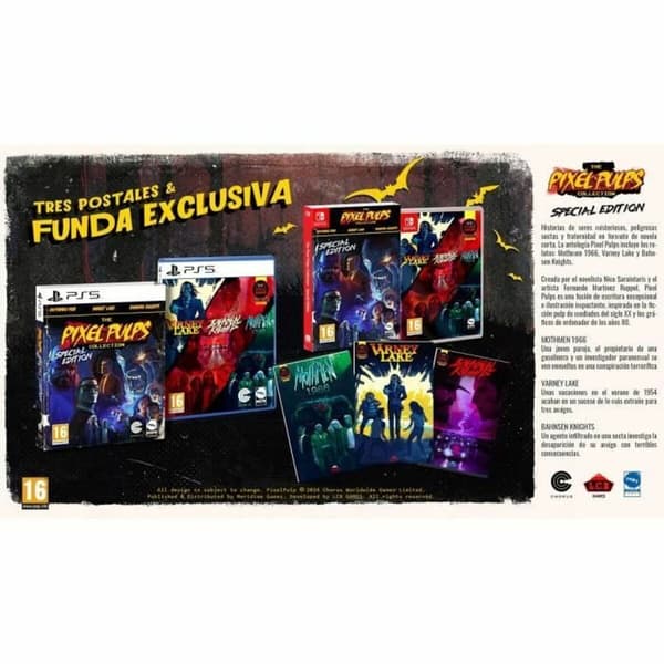 TV-spel för Switch Microids The Pixel Pulps Collection Special Edition