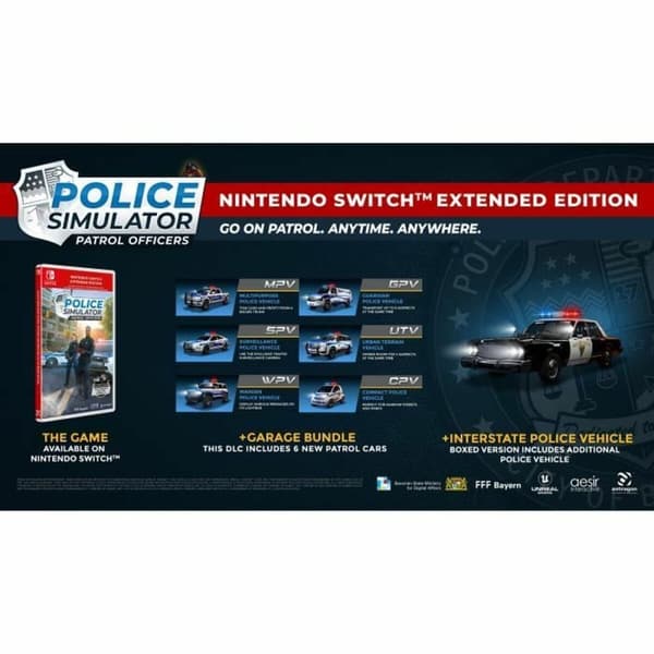 Videospil til Switch Microids Police Simulator: Patrol Officers (FR)