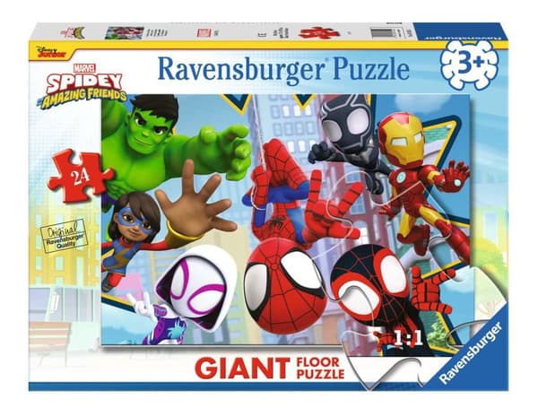Ravensburger Giant Floor Puzzle Marvel: Spidey And His Amazing Friends - An Amazing Team (24pcs) (31825) (3DS)