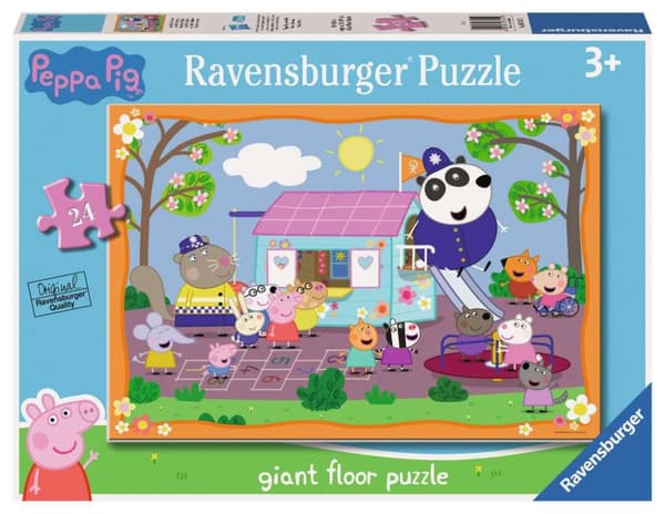 Ravensburger Giant Floor Puzzle: Peppa Pig - Fun At The Club House (24pcs) (3141) (3DS)