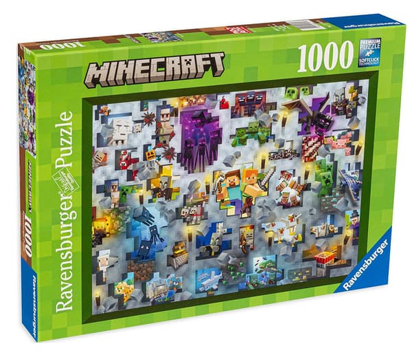 Ravensburger Puzzle: Minecraft Challenge (1000pcs) (12000422) (3DS)