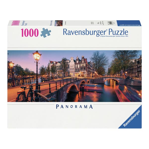 Ravensburger Puzzle: Panorama - Evening In Amsterdam (1000pcs) (12000446) (3DS)