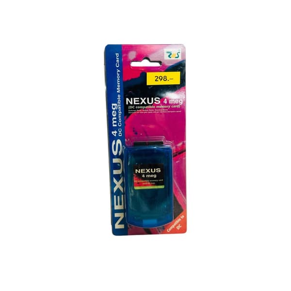 Nexus Clear Blue 4 Mb Dreamcast Minneskort / Memory Unit till Dreamcast