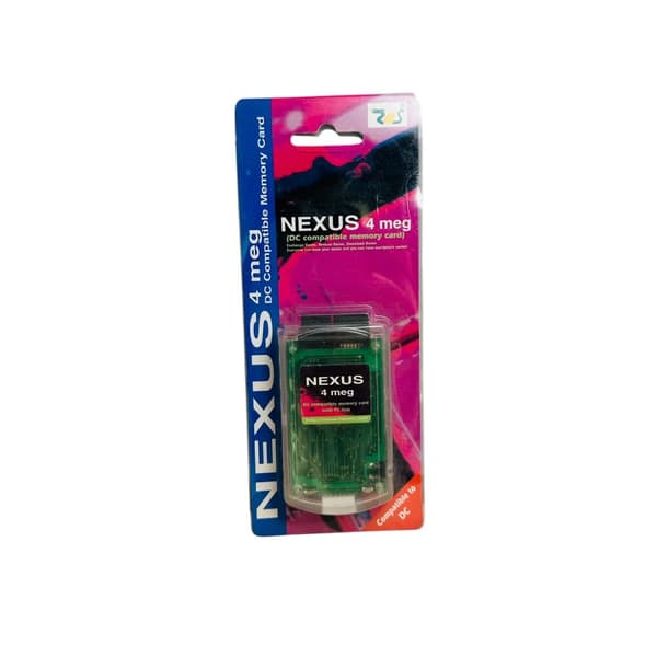 Nexus Clear 4 Mb Dreamcast Minneskort / Memory Unit till Dreamcast
