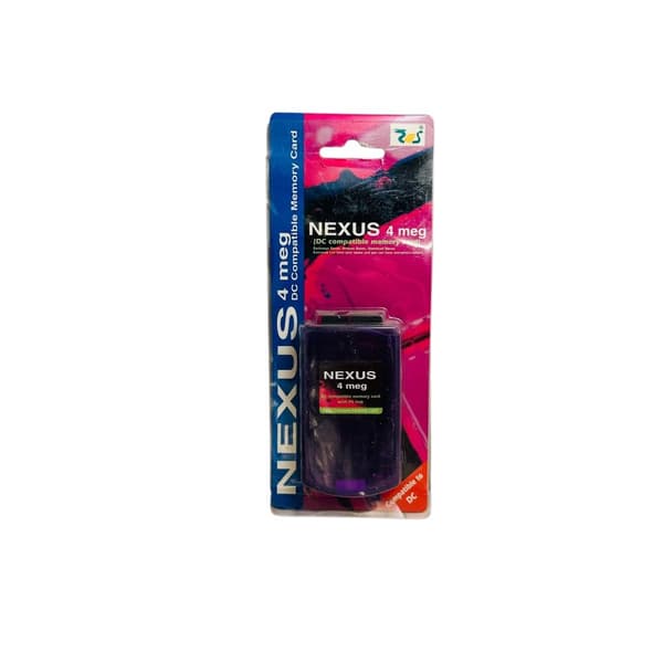 Nexus Clear Purple 4 Mb Dreamcast Minneskort / Memory Unit till Dreamcast