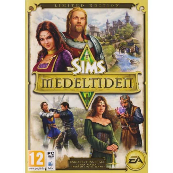 The Sims Medeltiden Limited Edition PC DVD Swedish (Brukt)
