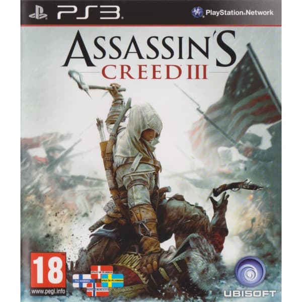 Assassins Creed III Playstation 3 PS3 Nordic (Käytetty)
