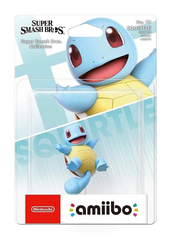 NY! Amiibo Squirtel no77 Super Smash Bros Collection