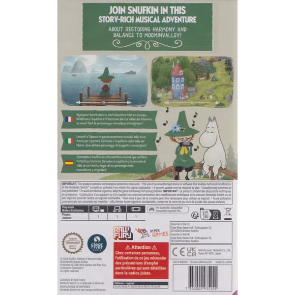 Snufkin Melody of Moominvalley Nintendo Switch