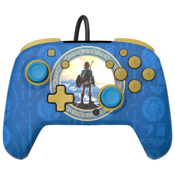 PDP Rematch Wired controller - Zelda Hyrule Blue (Nintendo Switch)