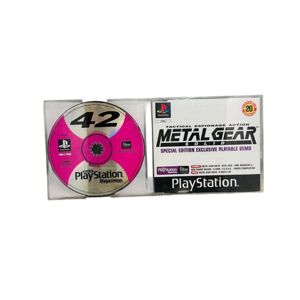 Metal Gear Solid Official UK Playstation magazine Sony PS1 - DEMO DISC 42