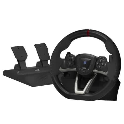 HORI PRO DELUXE SWITCH OCH PC RACING HJUL - OFFICIELL NIN LICENS