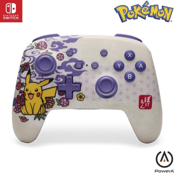 PowerA Enhanced Wireless Controller - Pikachu Blossom (Nintendo Switch) (Nintendo Switch)