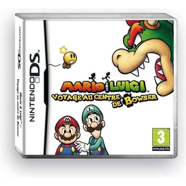 MARIO &amp; LUIGI RESA TILL BOWSER CENTER / DS GAME- USED