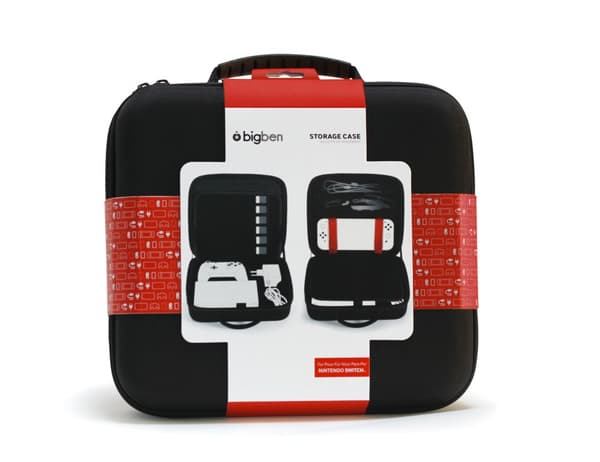 Bigben Storage Case Black Hard Case for Switch Including Docking Station Compatible with Switch Lite/OLED (Nintendo Switch)