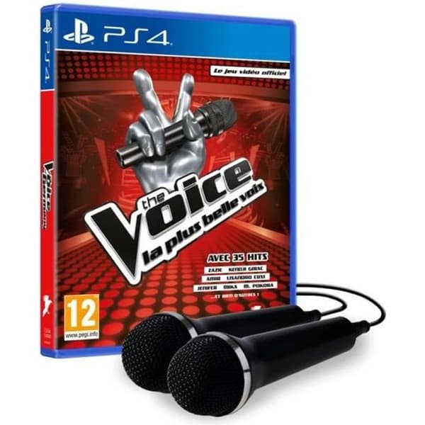 The Voice 2019 PS4-spel + 2 PS4-mikrofoner