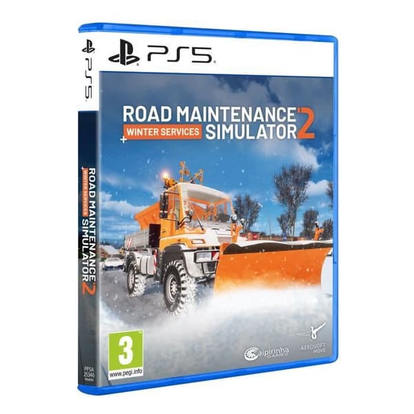 Simuleringsspel - AEROSOFT - Road Maintenance Simulator 2 - PS5 - Vintertjänst - 40 uppdrag