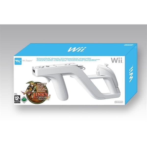 LINK'S CROSSBOW TRAINING + WII ZAPPER- USED