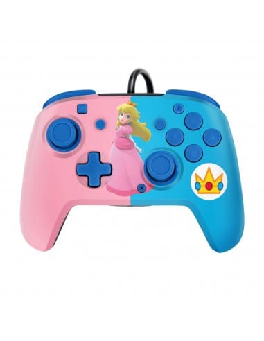 PDP Faceoff Deluxe Audio Wired Controller Peach Licensed Switch (Nintendo Switch)