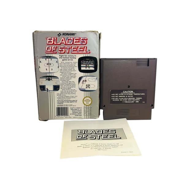 Blades of Steel (SCN / NES) CIB Sliten box