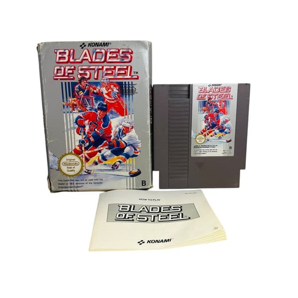 Blades of Steel (SCN / NES) CIB Sliten box