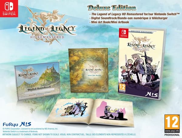 THE LEGEND OF LEGACY HD REMASTERED - DELUXE EDITION - NINTENDO SWITCH
