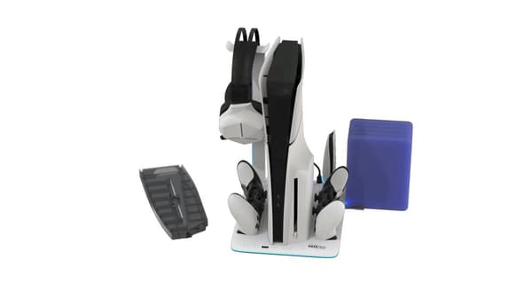 Maxx Tech PS5 DLX LED Mult-Functional Stand for all PS5 consoles (PlayStation 5)