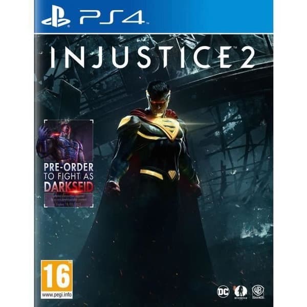 Videospel - Injustice 2 - PS4 - Strid - 2 LED-ljusfält ingår - Licens Batman