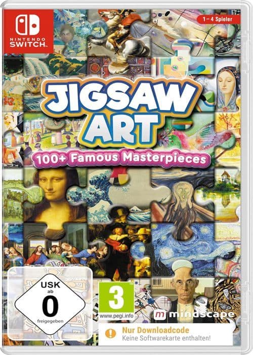 Jigsaw Art: 100+ kända mästerverk /Nintendo Switch - (CIAB)